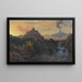 View of the Cordilleras near Cotopaxi - Louis Rémy Mignot — framed artwork on a wall