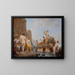Loin des yeux indiscrets - Louis Ricquier — framed artwork on a wall