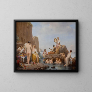 Loin des yeux indiscrets - Louis Ricquier — framed artwork on a wall