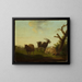 Pasture - Louis Robbe — framed artwork on a wall