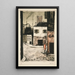 Car Painting - Louis Robert Antral — framed artwork on a wall