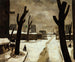 Snow at the Poterne of the Plain - Louis Robert Antral — artwork view