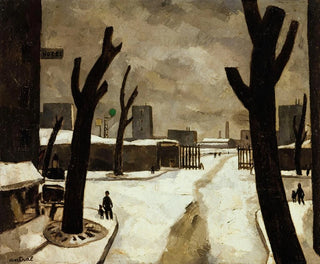 Snow at the Poterne of the Plain - Louis Robert Antral — artwork view
