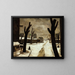 Snow at the Poterne of the Plain - Louis Robert Antral — framed artwork on a wall