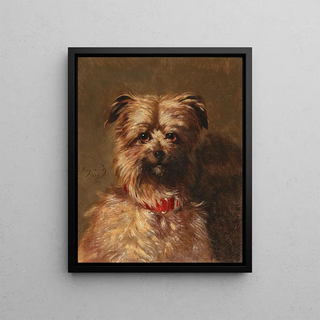 Louis Robert Heyrault - Little Darling with Red Collar.webp