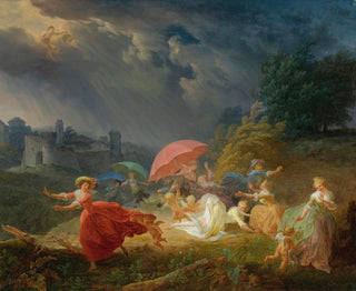 The Fire at the Gunpowder - Louis Rolland Trinquesse — artwork view