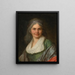 Portrait of a Woman - Louis Rolland Trinquesse — framed artwork on a wall
