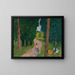 The Geese - Louis Roy — framed artwork on a wall