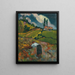 Paysanne à la moisson - Louis Roy — framed artwork on a wall