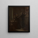 Librarian - Louis Somers — framed artwork on a wall