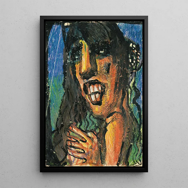L'Américaine must be larger - Louis Soutter — framed artwork on a wall