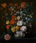 Flower painting in a vase Chantilly - Louis Tessier — artwork view