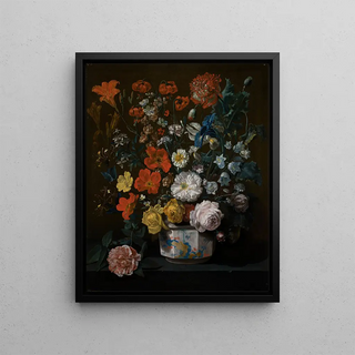 Louis Tessier - Flowers in a Chantilly Vase.webp