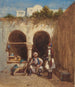 Arab Market Painting - Louis Tesson — artwork view