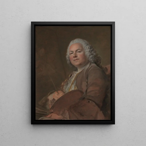 Jean Marc Nattier - Louis Tocqué — framed artwork on a wall