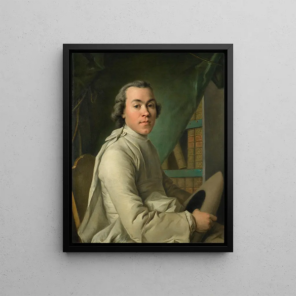 Nicolas de la Pinte de Livry - Louis Tocqué — framed artwork on a wall