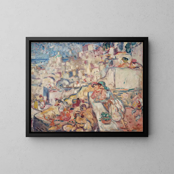 Algiers, the Casbah - Louis Valtat — framed artwork on a wall
