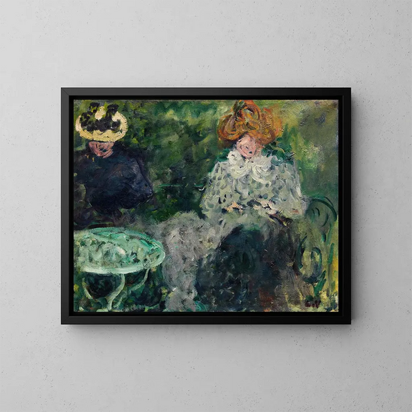 At the café by Mme Victor and Mme Suzanne Valtat - Louis Valtat — framed artwork on a wall