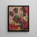 Bouquet of Dahlias - Louis Valtat — framed artwork on a wall