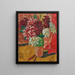 Bouquet de dalhias - Louis Valtat — framed artwork on a wall
