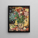 Bouquet of Poppies - Louis Valtat — framed artwork on a wall