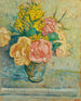 Bouquet of roses and mimosas - Louis Valtat — artwork view