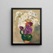 Green Rice Bouquet Painting - Louis Valtat — framed artwork on a wall