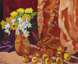 Bouquet de la cruche marron et aux pommes - Louis Valtat — artwork view