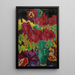 Dahlias - Louis Valtat — framed artwork on a wall