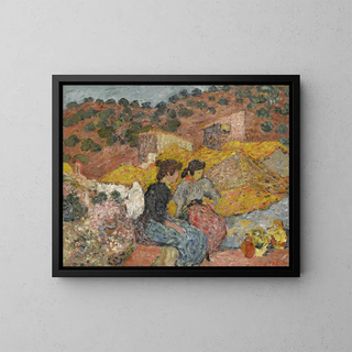 Fontaine espagnole - Louis Valtat — framed artwork on a wall