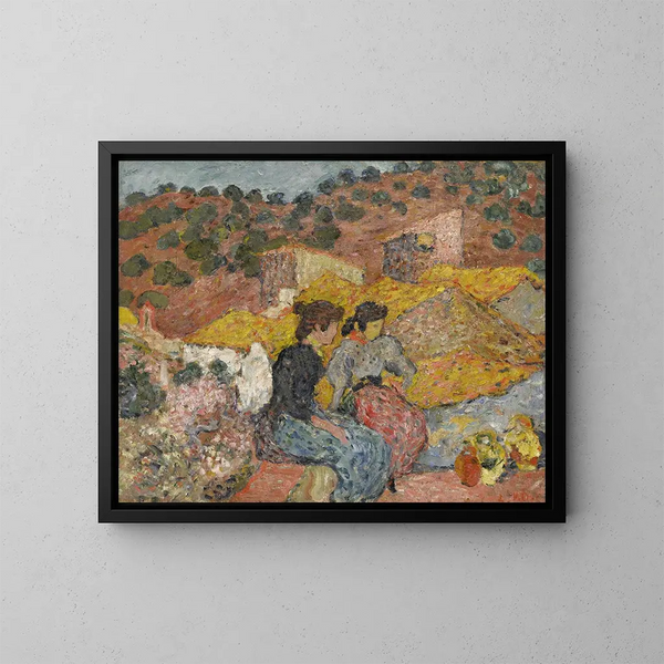 Fontaine espagnole - Louis Valtat — framed artwork on a wall