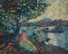 Woman sitting by the sea - Louis Valtat — artwork view