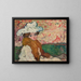 Woman with a Charlotte - Louis Valtat — framed artwork on a wall