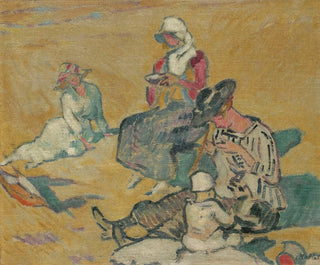 Women at Work on the Beach - Louis Valtat — artwork view
