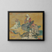 Women at Work on the Beach - Louis Valtat — framed artwork on a wall