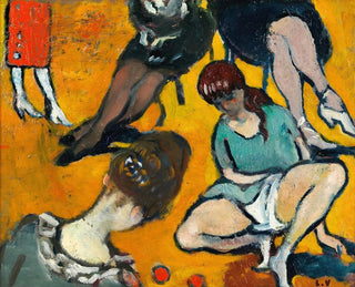 Girl playing in the woods - Louis Valtat — artwork view