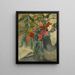 Flowers in a Vase - Louis Valtat — framed artwork on a wall