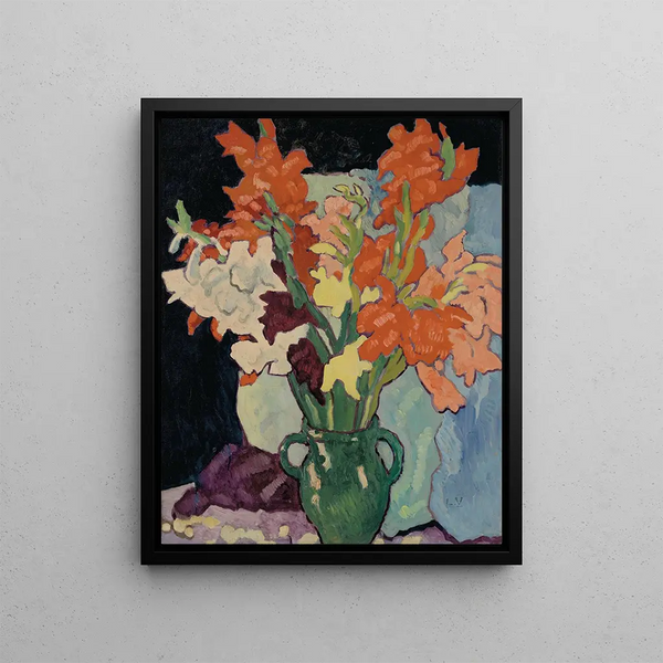 Glaeuls, la cruche verte - Louis Valtat — framed artwork on a wall