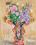 Grand bouquet au vase en porcelaine - Louis Valtat — artwork view