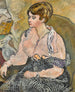 Young woman in pink blouse - Louis Valtat — artwork view
