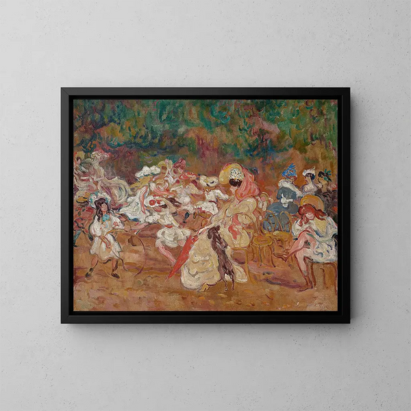 Children's Games - Louis Valtat — framed artwork on a wall