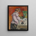 La Repasseuse - Louis Valtat — framed artwork on a wall