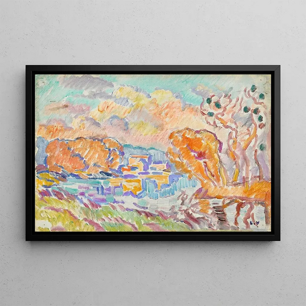 La Sologne - Louis Valtat — framed artwork on a wall