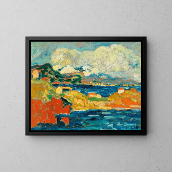 La baie d'Anthor - Louis Valtat — framed artwork on a wall