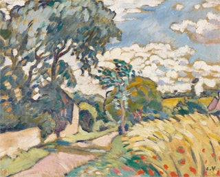 La maison au bord de la route en Normandie - Louis Valtat — artwork view