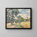 La maison au bord de la route en Normandie - Louis Valtat — framed artwork on a wall