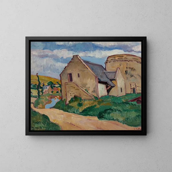 La tour en Normandie - Louis Valtat — framed artwork on a wall