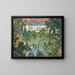 The house garden with red roof - Louis Valtat — framed artwork on a wall