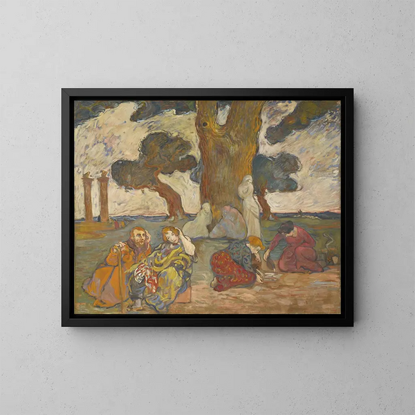 Les Chênes de Dodone - Louis Valtat — framed artwork on a wall