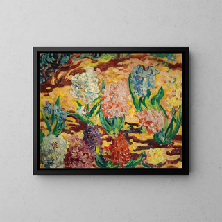 Les Jacinthes - Louis Valtat — framed artwork on a wall